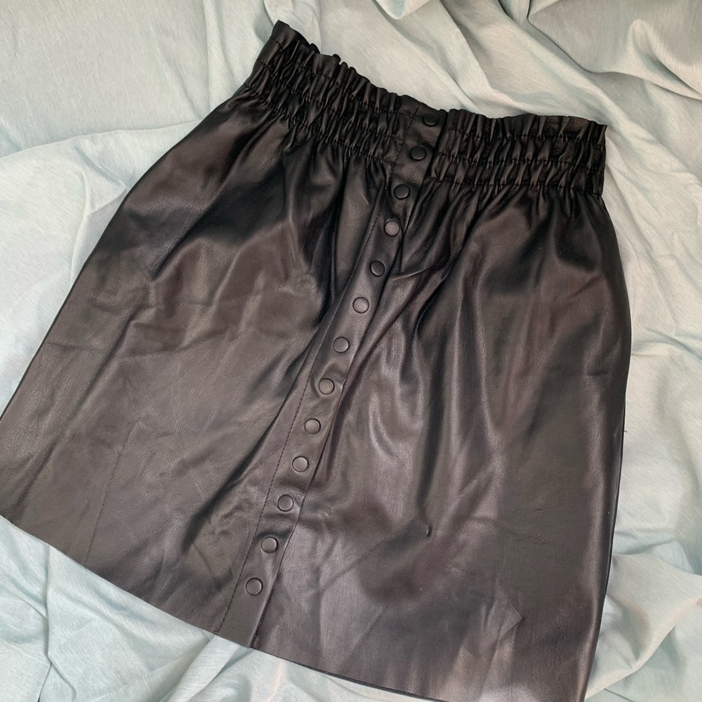 Zara Leather Skirt